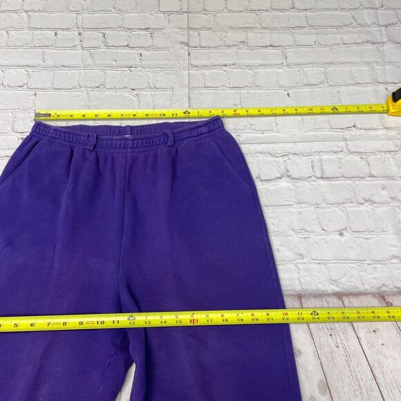 St. John Sport Marie Gray Pull On Pants Sweatpants Size Large Purple M275 -13 - Picture 3 of 16